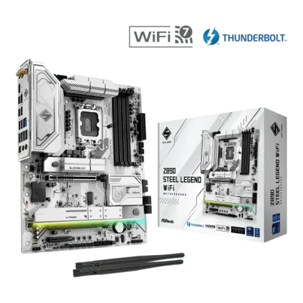 ASRock Z890 Steel Legend WiFi LGA1851 DDR5 ATX Motherboard